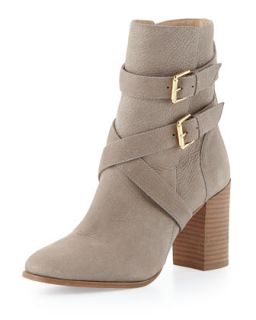 lexy double buckle ankle boot, stone   kate spade new york   Stone (36.0B/6.0B)