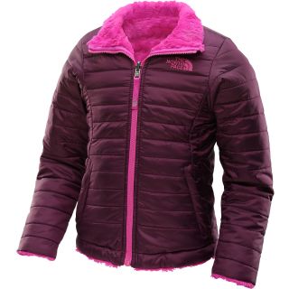 THE NORTH FACE Girls Reversible Mossbud Swirl Jacket   Size L, Parlour Purple