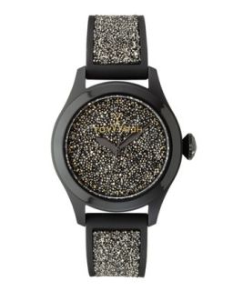 Glitter Silicone Watch, Black   Toy Watch   Black