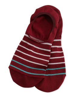 Mens Stripe Loafer Socks, Red   Paul Smith   Red