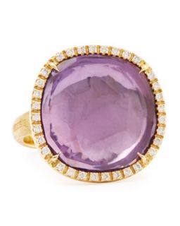 Jaipur Sunset Diamond Bezel Amethyst Ring   Marco Bicego   Purple (7)