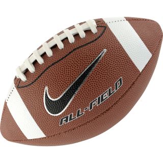 NIKE Pee Wee All Field Football   Size Pwee, Brown/white
