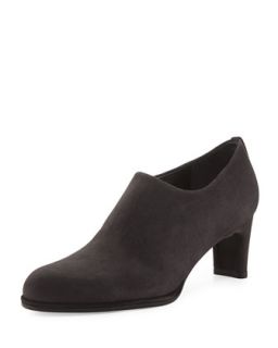 Cover Suede Bootie, Anthracite (Made to Order)   Stuart Weitzman   Anthracite