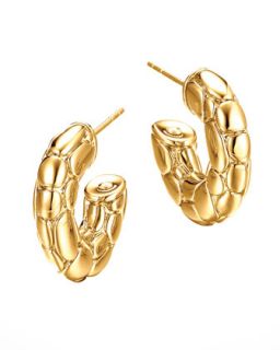 18k Gold Kali Small Hoop Earrings   John Hardy   Gold (18k )
