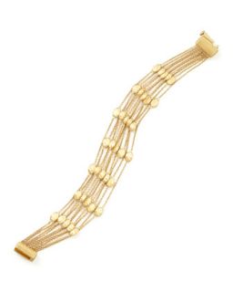 Siviglia 18k Gold 10 Strand Small Bead Bracelet   Marco Bicego   Gold (18k )
