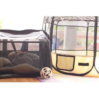 Zebra Pet Tent Exercise Pen Playpen Dog Crate S 