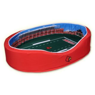 Stadium Cribs Louisville Cardinals Football Stadium Pet Bed   Size Medium,