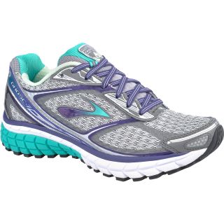 BROOKS Womens Ghost 7 Running Shoes   Size 9, Silver/purple