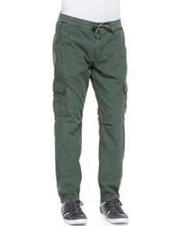 Mens Weekend Cargo Pants, Green   7 For All Mankind   Military green (36)