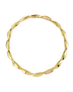18k Gold Pave Diamond Station Bracelet   Alexis Bittar Fine   Gold (18k )