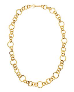 Coronation 24k Gold Plate Large Necklace, 36L   Stephanie Kantis   Gold (24K ,
