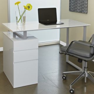 Jesper Office Tribeca Study Desk 220 ESP / 220 White Finish White