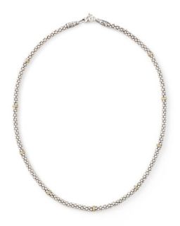 Caviar Rope Necklace   Lagos   Silver/Gold