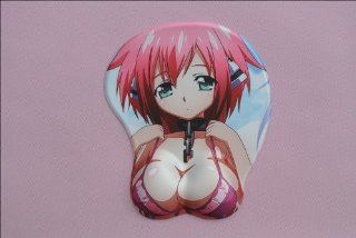 Ultra soft Silicone 3D Big Boobs Sexy Anime Ikaros Mouse Pad Mousepad High 1.10 IN D5 Computers & Accessories