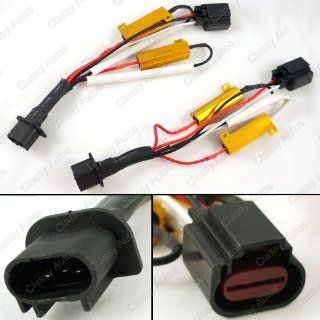 H13 9008 HID Conversion Kit Error Free w/ Load Resistor Wiring Harness Adapter (2 Pieces) Automotive