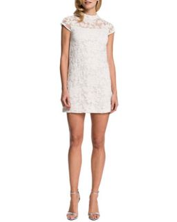 Womens Eisele Cap Sleeve Embroidered Organza Dress   Cynthia Steffe   Lily