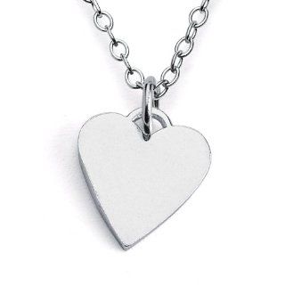 925 Sterling Silver Heart Shaped Pendant Jewelry