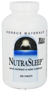 Source Naturals   NutraSleep Multi Nutrient & Herb Complex   200 Tablets