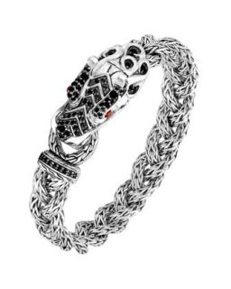 Batu Naga Dragon Black Sapphire Bracelet   John Hardy   Silver