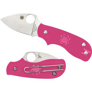 Spyderco Squeak SlipIt Pink FRN Plain Edge Knife (400935)