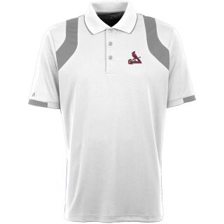 Antigua St. Louis Cardinals Mens Fusion Short Sleeve Polo   Size Large,