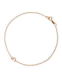 Mini Number Bracelet, Rose Gold   Maya Brenner Designs   Rose gold (4)