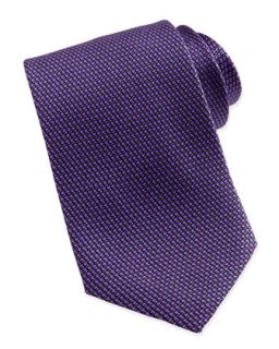 Mens Micro Circle Neat Tie, Purple   Ermenegildo Zegna   Purple