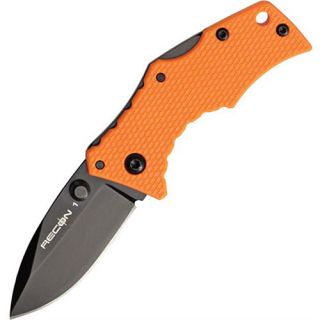 Cold Steel Micro Recon 1 Spear Point Knife   Orange (211026)