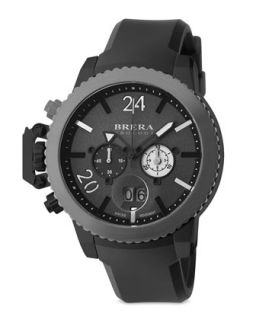 Mens Militare II Chronograph Watch, Black/Gray   Brera   Gray
