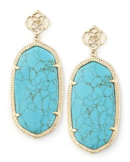 Davey Earrings, Turquoise   Kendra Scott   Turquoise