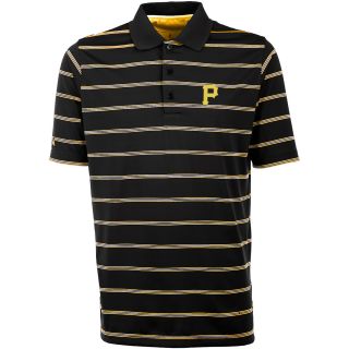 Antigua Pittsburgh Pirates Mens Deluxe Short Sleeve Polo   Size Medium,