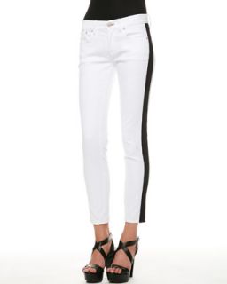 Womens 400 Side Stripe Cropped Jeans   Ralph Lauren Black Label   Antibes