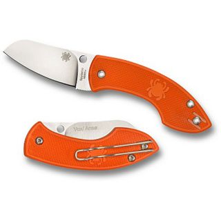 Spyderco Pingo Lightweight SLIPIT Plain Edge Knife   Orange (4000078)