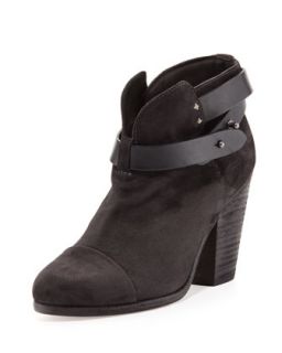 Harrow Suede Ankle Boot, Asphalt Gray   Rag & Bone   Asphalt(grey) (35.0B/5.0B)