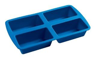 Wilton Easy Flex Silicone Four Cavity Mini Loaf Pan Paper Loaf Pans Kitchen & Dining
