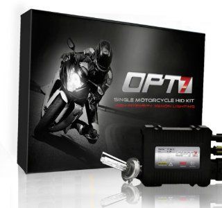 OPT7� 9005 Blitz Slim Motorcycle Xenon HID Kit   6000K Lightning Blue Plug n Play (Single Headlight) Automotive