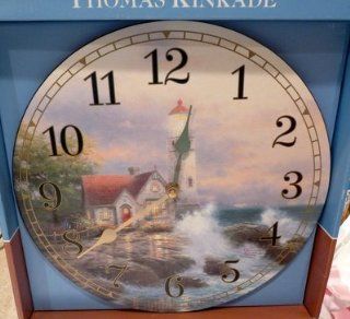 Thomas Kinkade Beacon of Hope Painting Lighthouse Wall Clock 12 Inch  