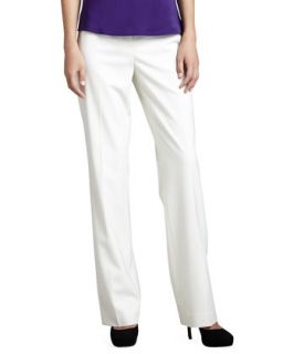 Womens Menswear Pants, Winter White   Lafayette 148 New York   Winter white (4)