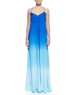 Womens Fortune Ombre Racerback Maxi Dress   Young Fabulous and Broke   Royal