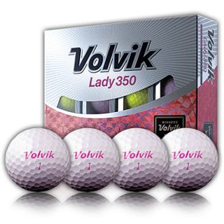 Volvik Lady 350 3pc Golf Balls, Pink (7106)