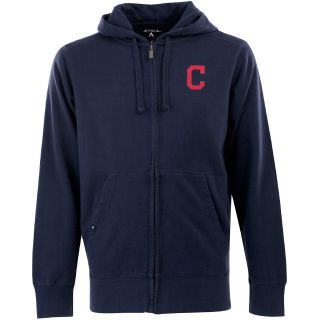 Antigua Cleveland Indians Mens Full Zip Hooded Sweatshirt   Size XL/Extra