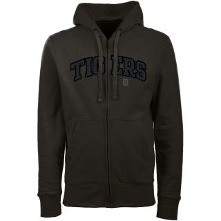 Antigua Detroit Tigers Mens Signature Full Zip Hooded Sweatshirt   Size
