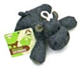 Booda Eco Friendly Plush Dog Toy Small Hippo  Catnip Toy Balls 