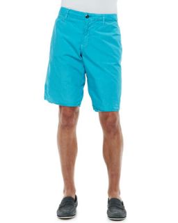 Mens Seaside Cotton Shorts, Aqua   Original Paperbacks   Aqua (38)