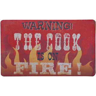 Cook On Fire Door Mat (16 X 26)