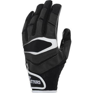 CUTTERS Adult X40 C TACK Revolution Football Gloves   Size Medium, Black