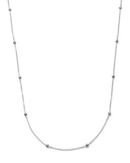 Sterling Silver Mini Hammered Ball Necklace, 50   Ippolita   Silver
