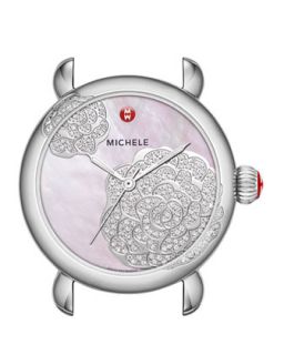Limited Edition CSX Jardin Diamond Dial Watch Head   MICHELE   Silver