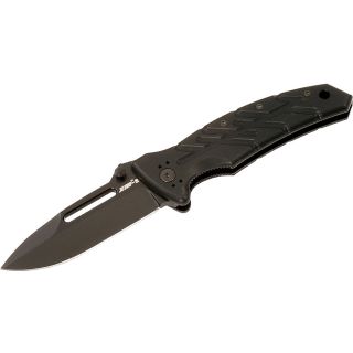 Ontario Knife Co XM 2T Plain Edge Knife   Black (1087663)