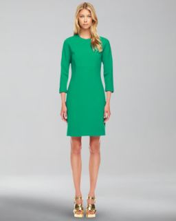 Womens Crepe Dress   Michael Kors   Emerald (4)
